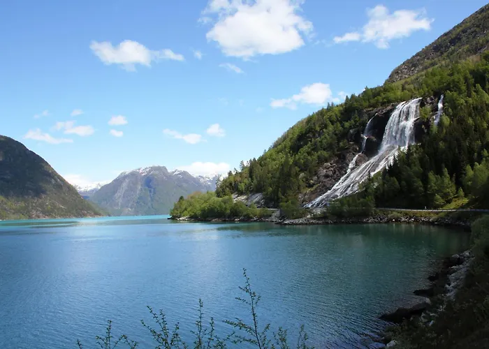 Casa de Férias Fjordhytte-6 Direkt Am Maurangerfjord, Einem Seitenarm Des Hardangerfjords Sundal